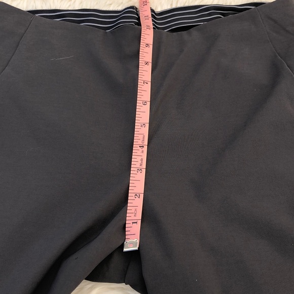 Athleta dark gray dress pants zip back ankle 8P - Picture 8 of 8
